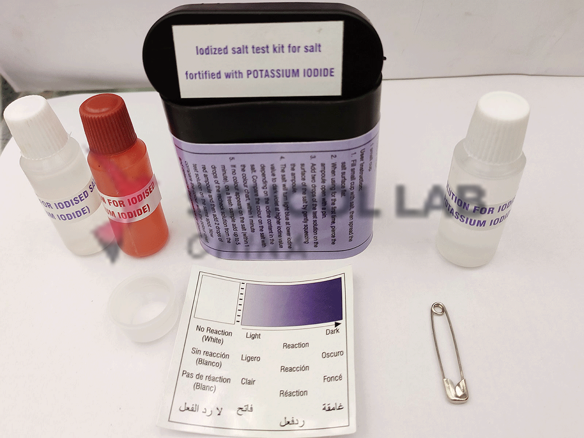 Salt test kit, salt fort. w/IODIDE 2ind
